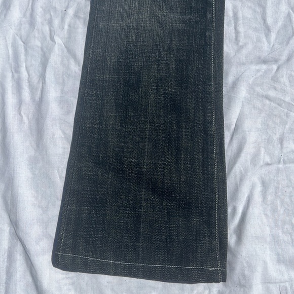 Seven for all mankind Bootcut QC black denim cut#711575 Size 27 - Picture 5 of 15